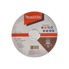 Абразивный отрезной диск для стали/нерж. стали плоский Makita WA60T, 125x1, 2x22,23